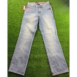 Team Jeans Mississippi State Womens Size 4 Straight Leg Blue Fan Denim Jeans NWT